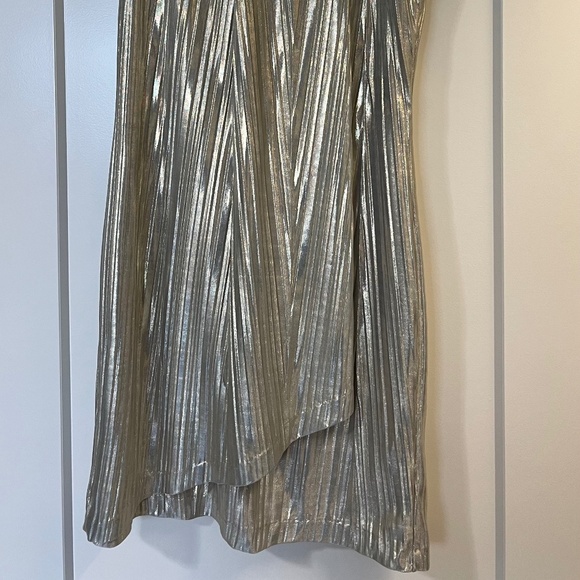 COLD WATER CREEK - GOLD DRESS SIZE 4 - Picture 4 of 7